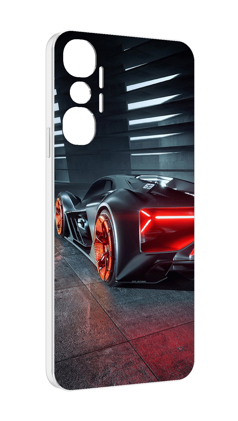 

Чехол MyPads Ночной-город мужской для Infinix Hot 20 4G, Прозрачный, Tocco