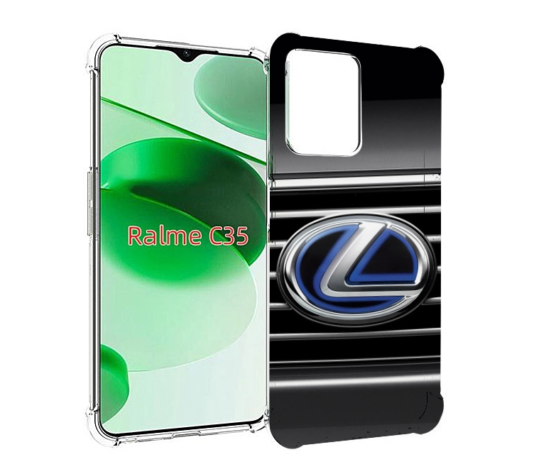 

Чехол MyPads lexus-2 для Realme C35 / Narzo 50A Prime, Прозрачный, Tocco