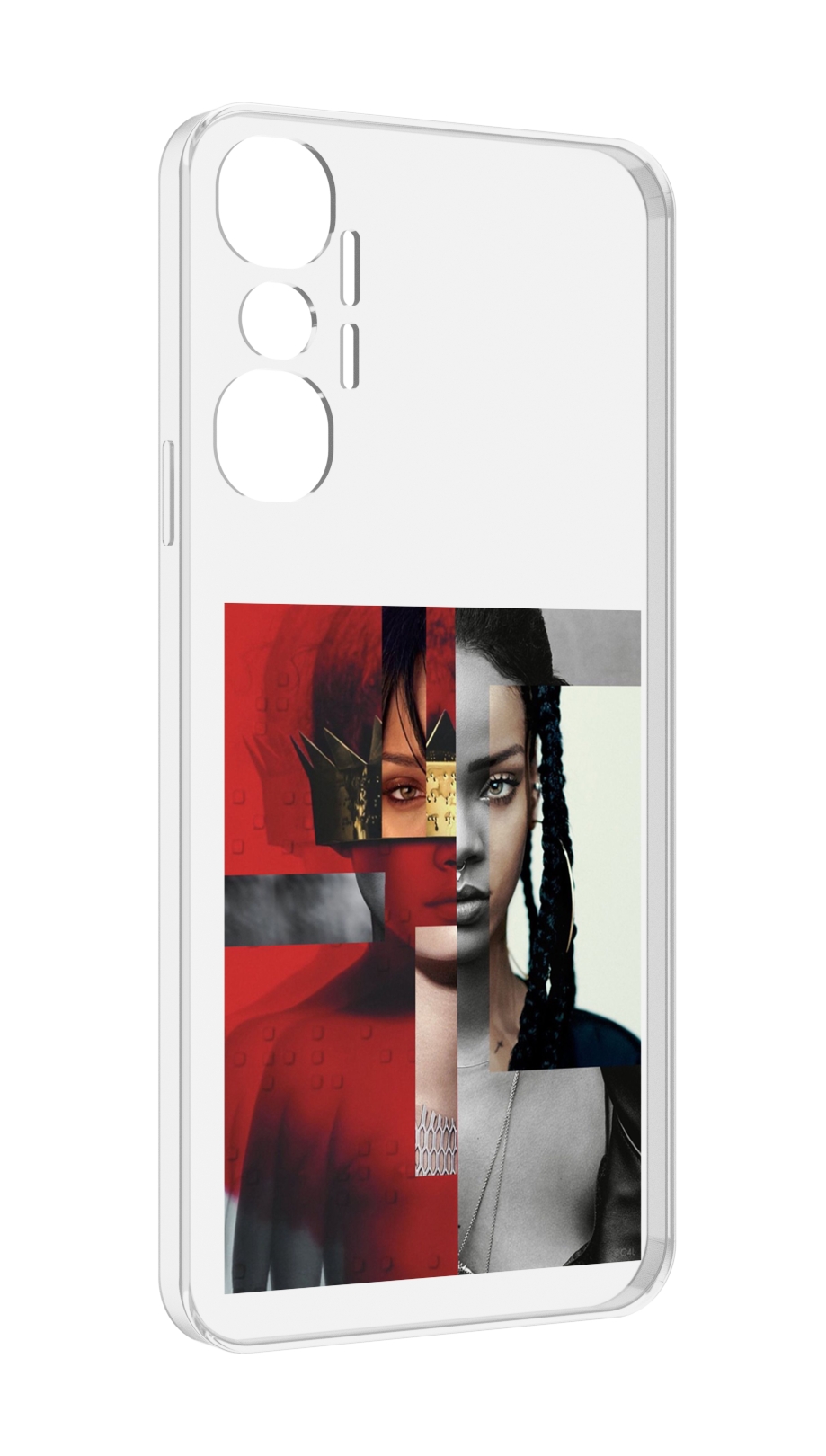 

Чехол MyPads Обложка-Рианна для Infinix Hot 20 4G, Прозрачный, Tocco