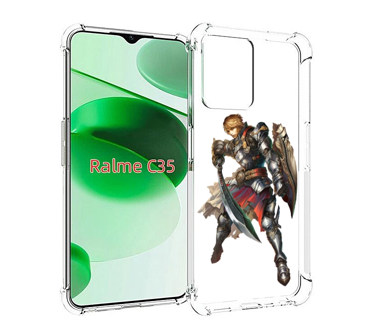 

Чехол MyPads lineage-2 для Realme C35 / Narzo 50A Prime, Прозрачный, Tocco