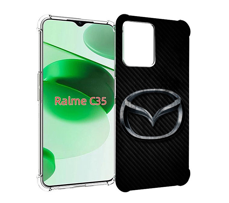 

Чехол MyPads mazda 1 женский для Realme C35 / Narzo 50A Prime, Прозрачный, Tocco