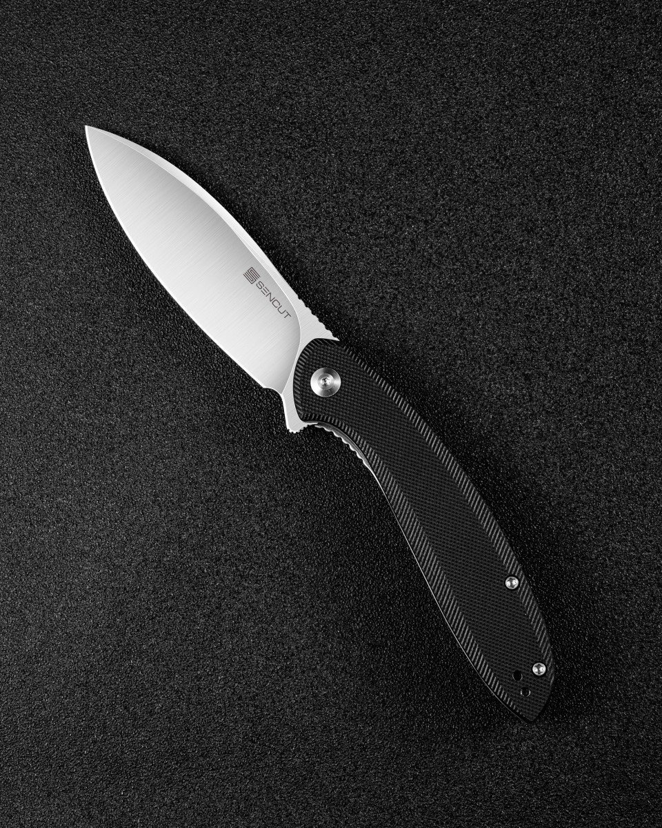 Нож складной SENCUT San Angelo Satin Finished Handle G10 Black