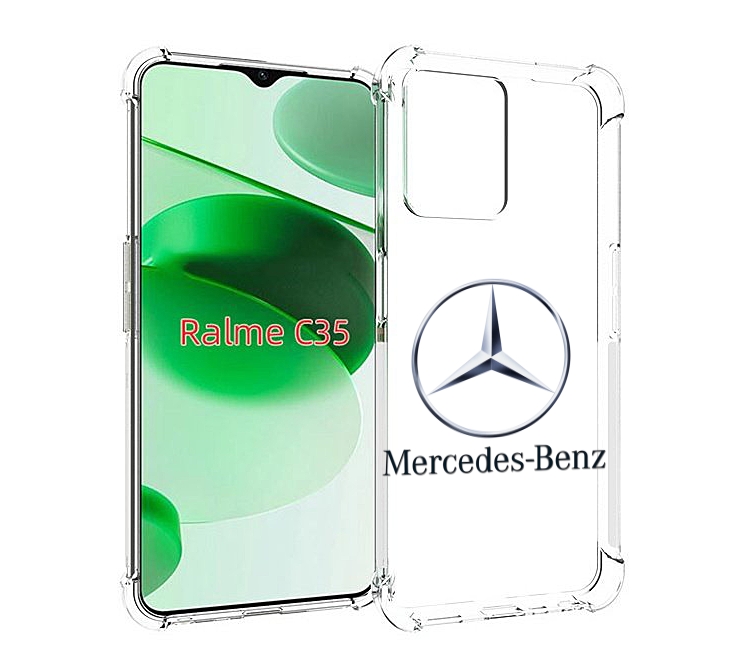 

Чехол MyPads mercedes-7 мужской для Realme C35 / Narzo 50A Prime, Прозрачный, Tocco