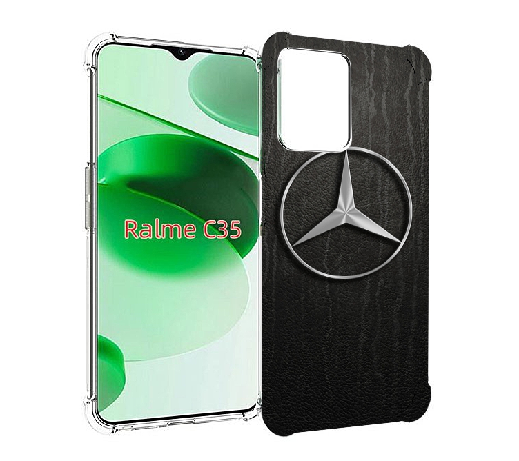 

Чехол MyPads mercedes-2 мужской для Realme C35 / Narzo 50A Prime, Прозрачный, Tocco