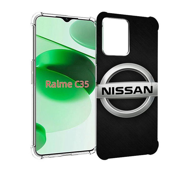 

Чехол MyPads nissan 2 мужской для Realme C35 / Narzo 50A Prime, Прозрачный, Tocco