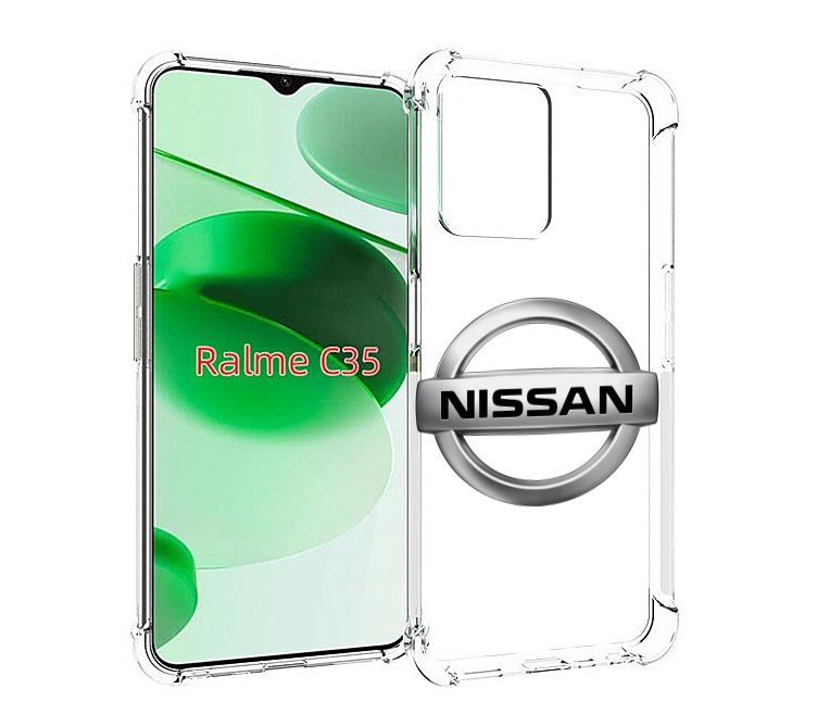 

Чехол MyPads nissan-3 мужской для Realme C35 / Narzo 50A Prime, Прозрачный, Tocco