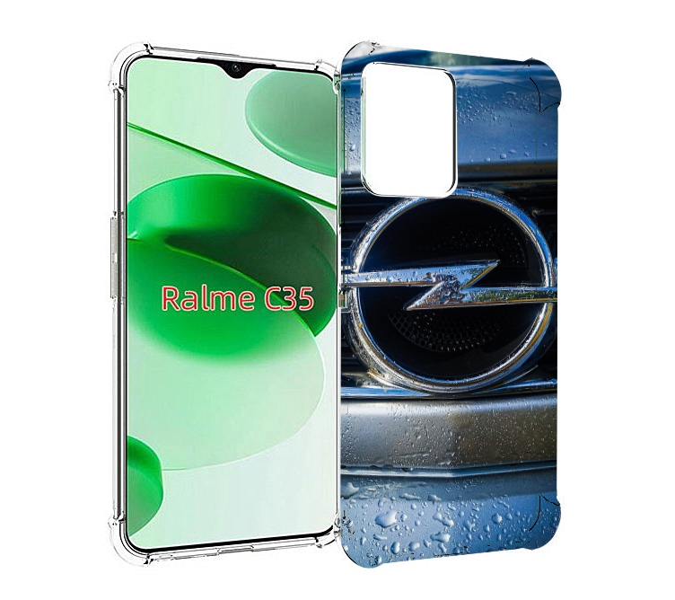 

Чехол MyPads opel 3 мужской для Realme C35 / Narzo 50A Prime, Прозрачный, Tocco