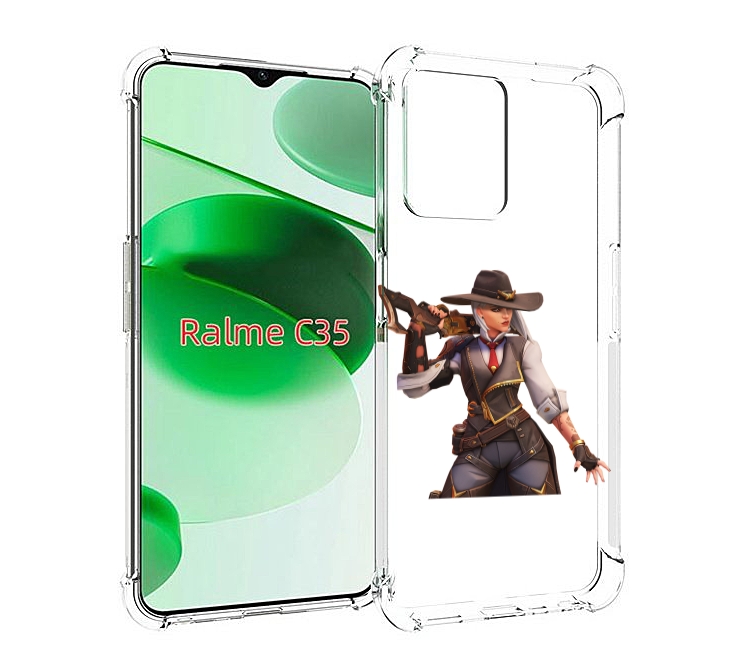 

Чехол MyPads overwatch для Realme C35 / Narzo 50A Prime, Прозрачный, Tocco