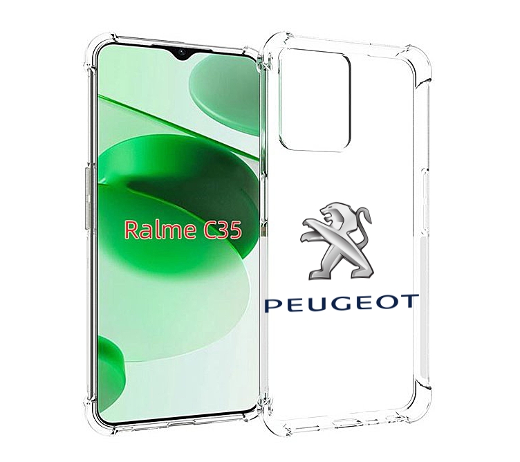 

Чехол MyPads peugeot-3 мужской для Realme C35 / Narzo 50A Prime, Прозрачный, Tocco