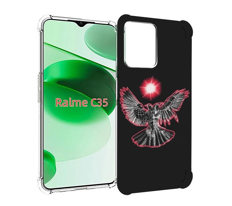 

Чехол MyPads pyrokinesis валькирия для Realme C35 / Narzo 50A Prime, Прозрачный, Tocco