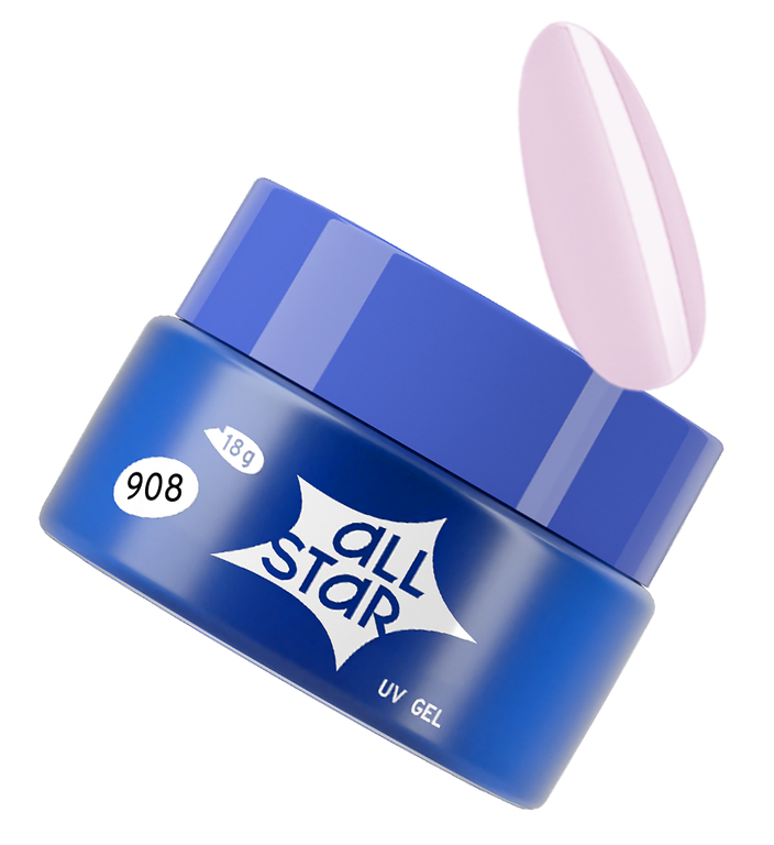 Гель для моделирования ногтей ALL STAR Milky Lilac Молочный лиловый 18 г 525₽