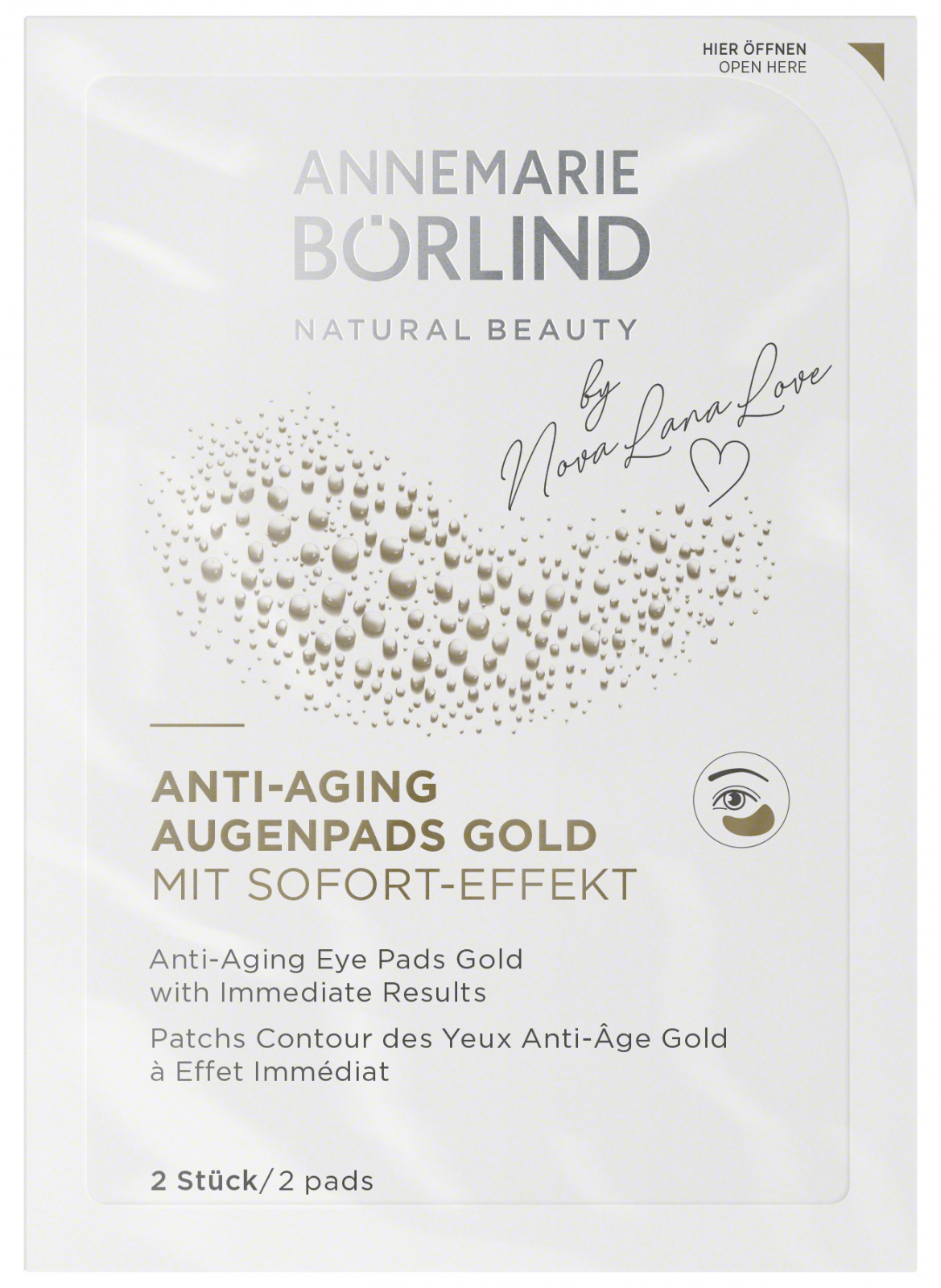

Патчи для век Annemarie Borlind "Восстанавливающие" Limited Edition 15 г