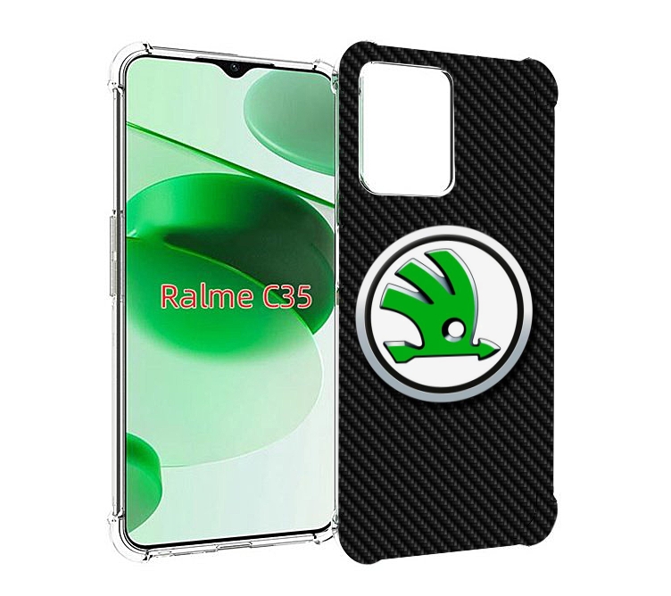 

Чехол MyPads skoda 2 для Realme C35 / Narzo 50A Prime, Прозрачный, Tocco