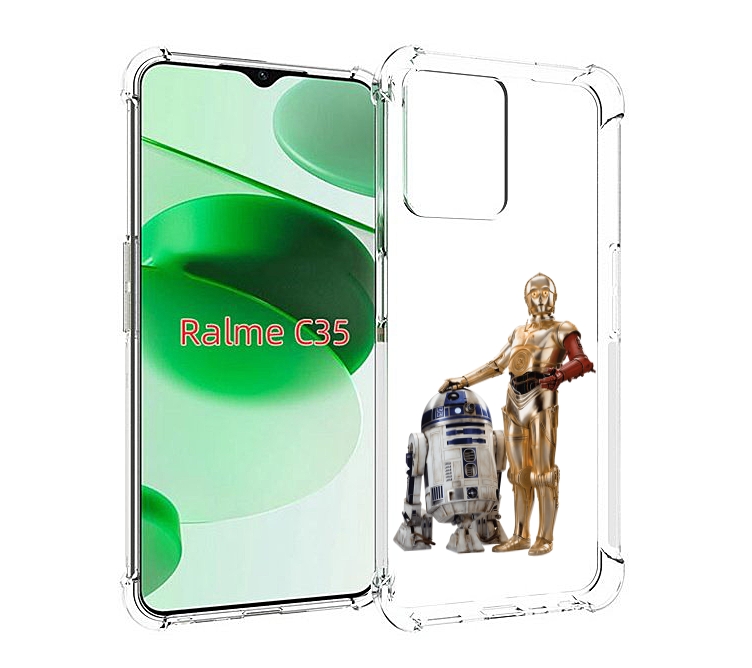 

Чехол MyPads starwars-звездные-воины для Realme C35 / Narzo 50A Prime, Прозрачный, Tocco