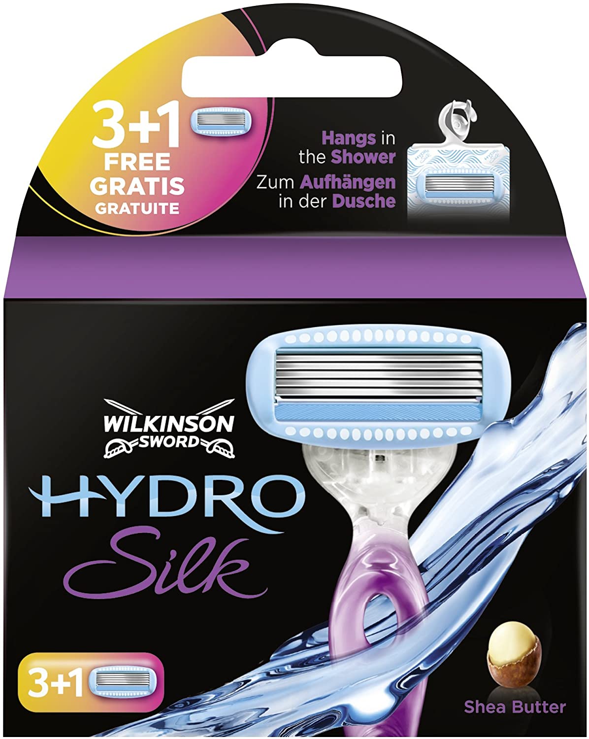 фото Сменные кассеты для женской бритвы wilkinson sword hydro silk, 4 шт.