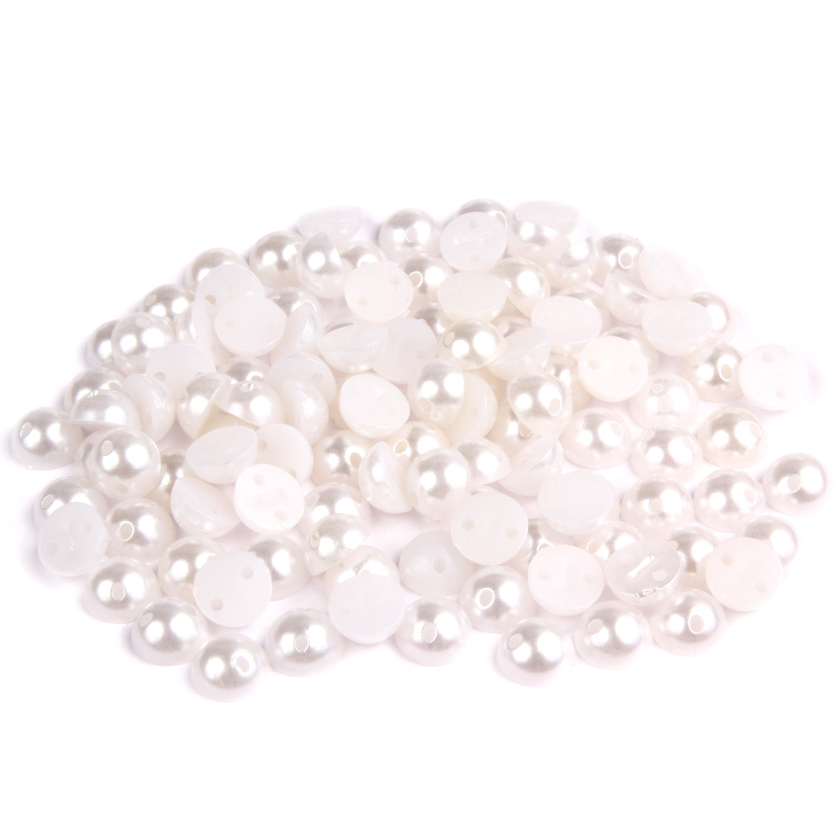 

Полубусина пришивная Astra&Craft 4AR296 8 мм белоснежный 15 гр