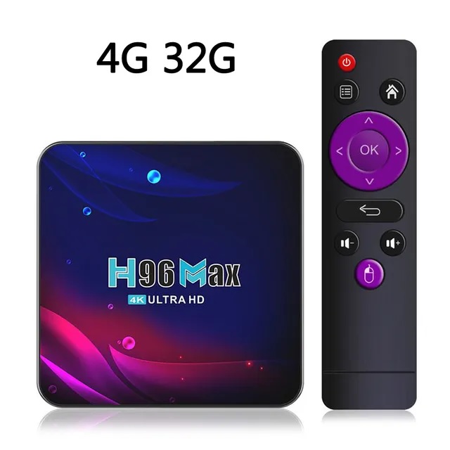 

Смарт-приставка Vontar H96 Max 4/32, Черный