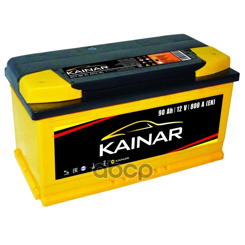 Аккумулятор Kainar 90А/Ч KAINAR арт. 6СТ90(1)