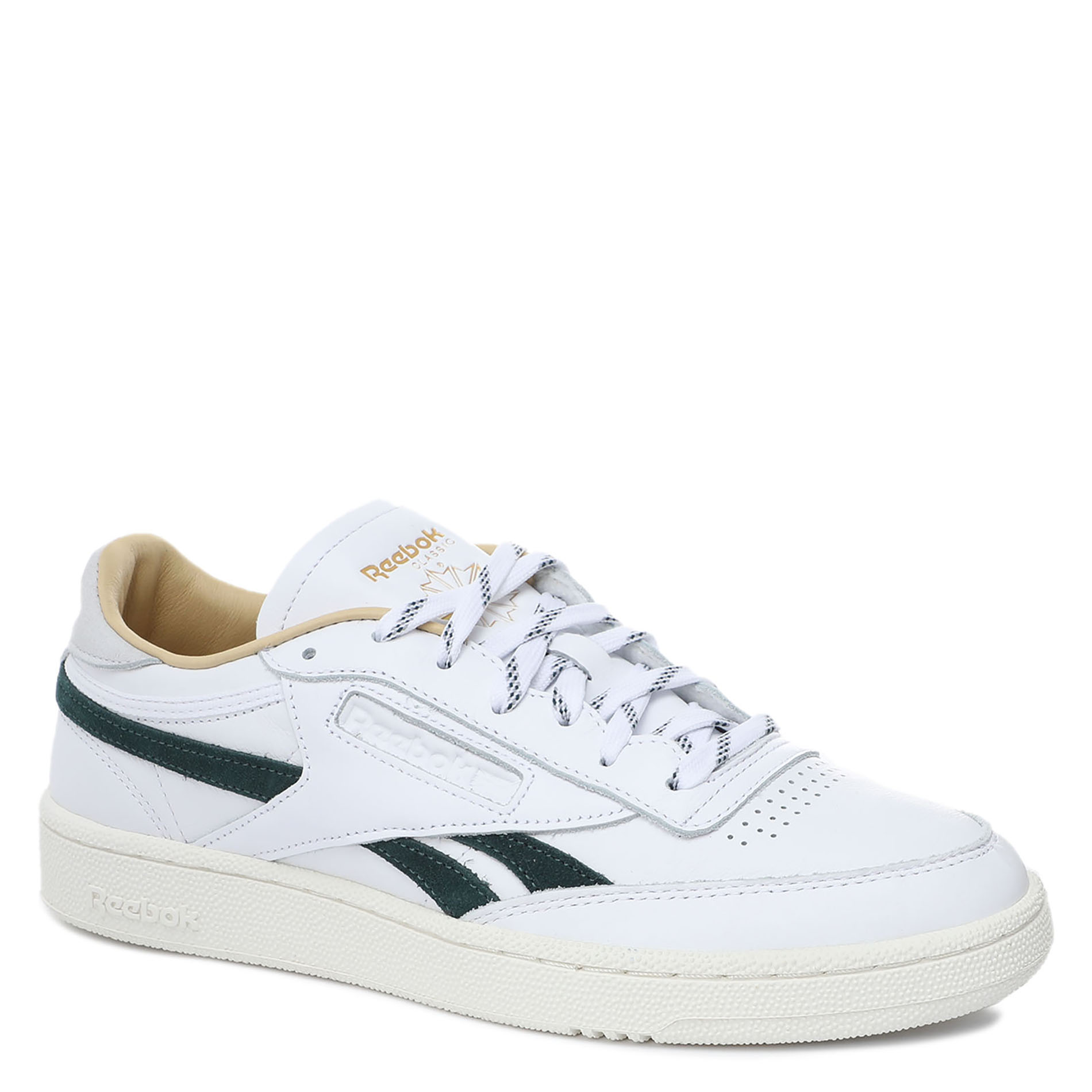 

Кеды мужские Reebok CLUB C REVENGE белые 45.5 EU, CLUB C REVENGE_2514590