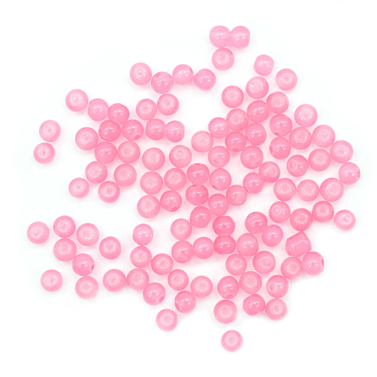 

Бусины стеклянные Astra&Craft 4AR349 Candy 4 мм 100+5 шт 2 нежно-розовый