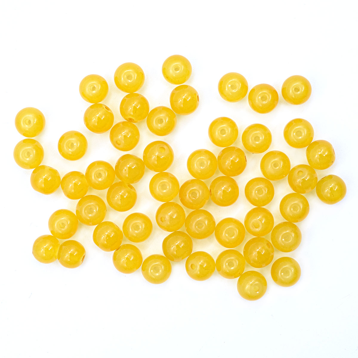 

Бусины стеклянные Astra&Craft 4AR351 Candy 8 мм 50 шт+-3 шт 29 желтый