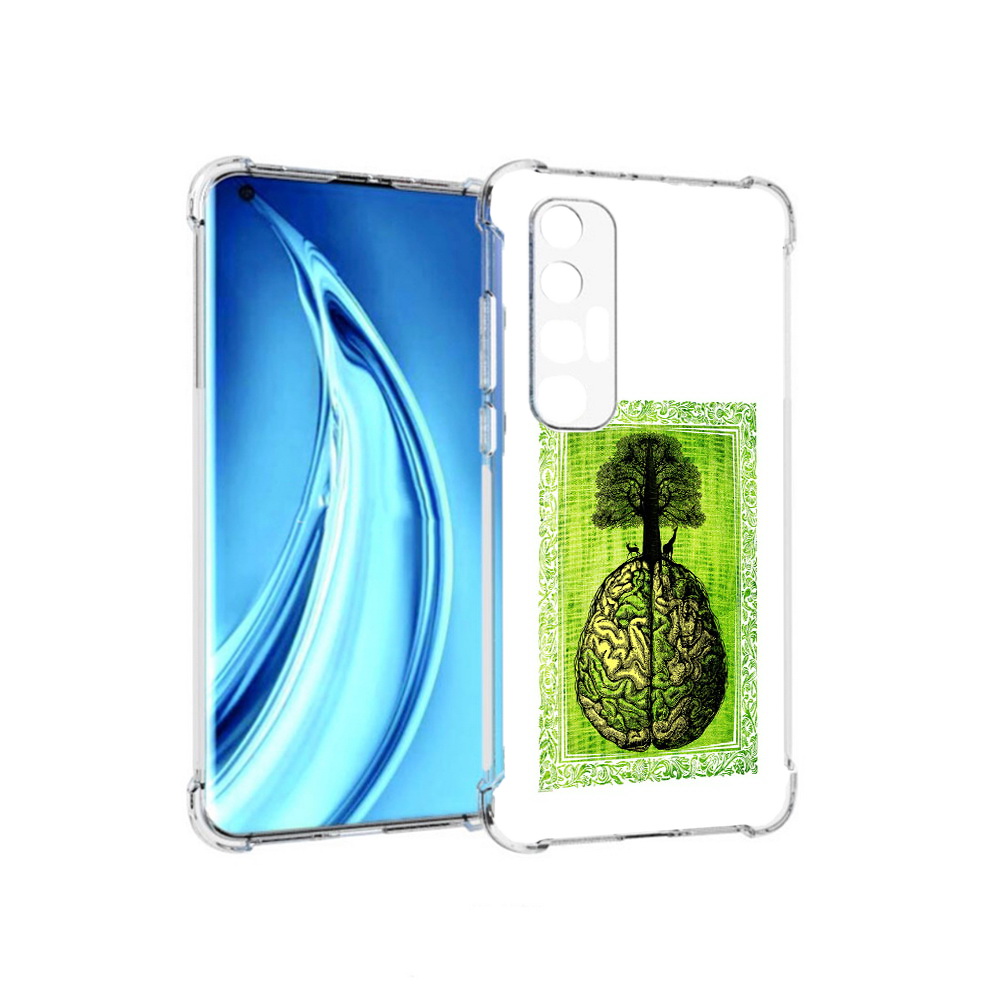 

Чехол MyPads Tocco для Xiaomi Mi 10S абстракция здоровый мозг (PT226949.296.211), Прозрачный, Tocco