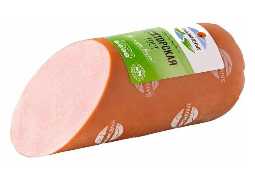 

Колбаса вареная Заповедные Продукты Докторская +-300 г