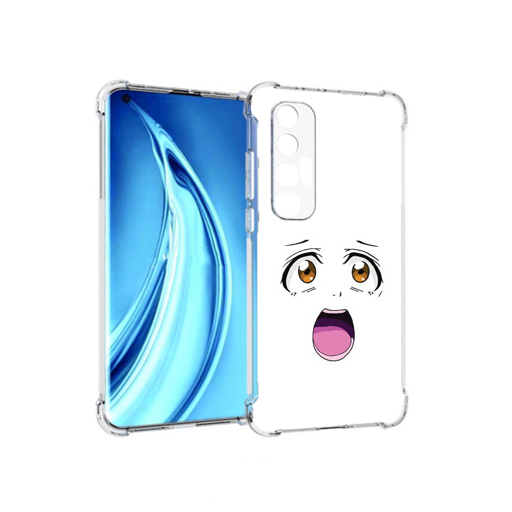 

Чехол MyPads Tocco для Xiaomi Mi 10S аниме лицо (PT226949.296.223), Прозрачный, Tocco