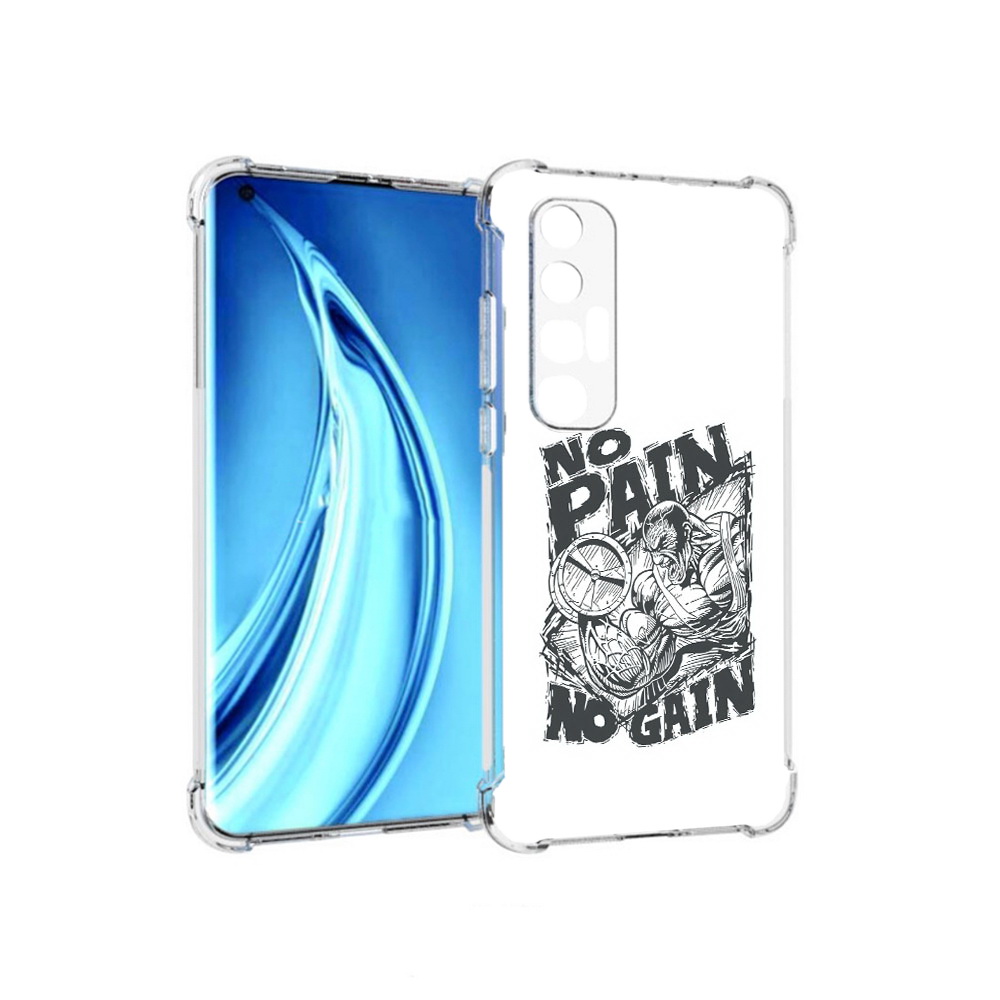 

Чехол MyPads Tocco для Xiaomi Mi 10S бодибилдинг тяжелая работа (PT226949.296.238), Прозрачный, Tocco