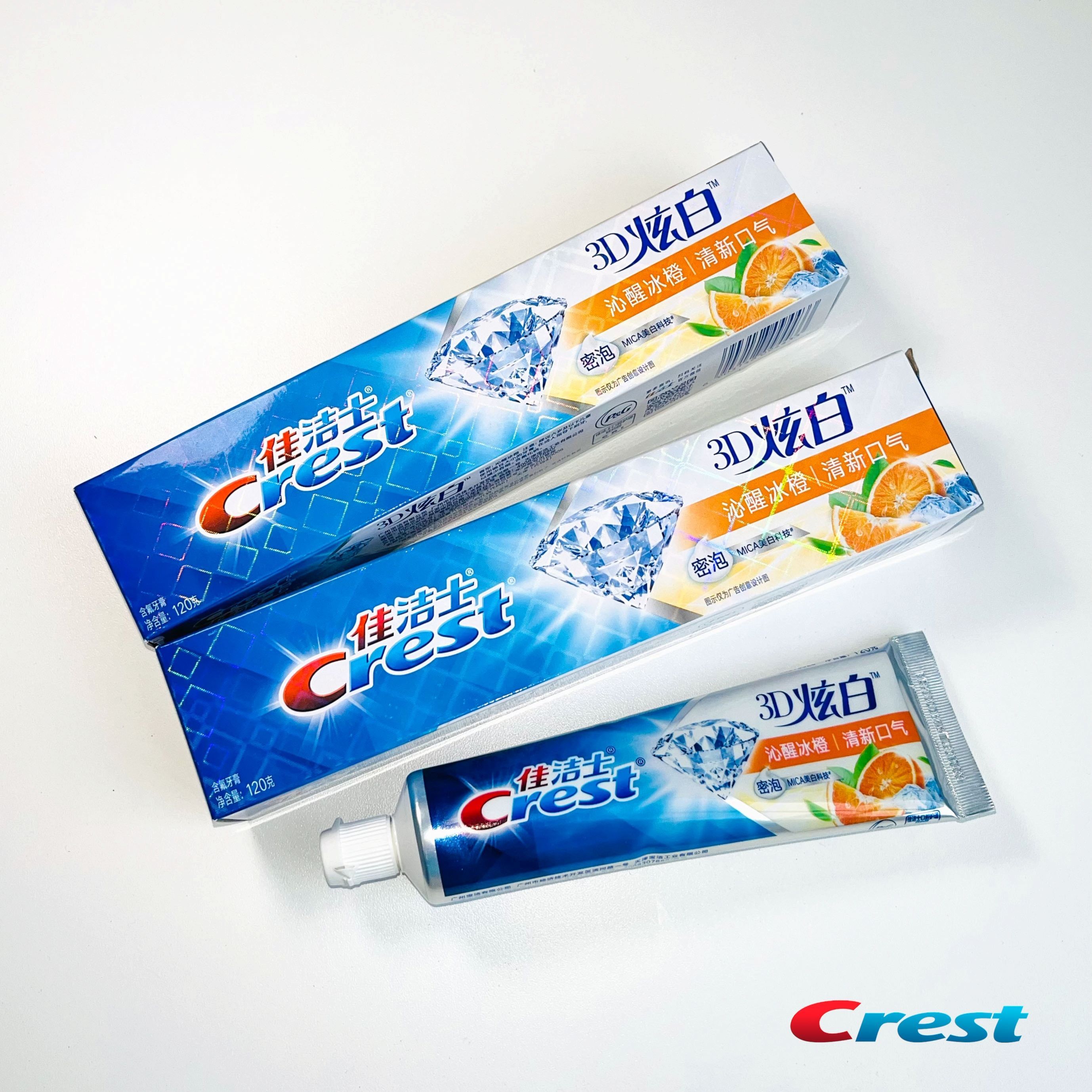 Зубная паста Crest 3D Ледяной апельсин 120г онищенко здорово быть здоровым 1 4 классы