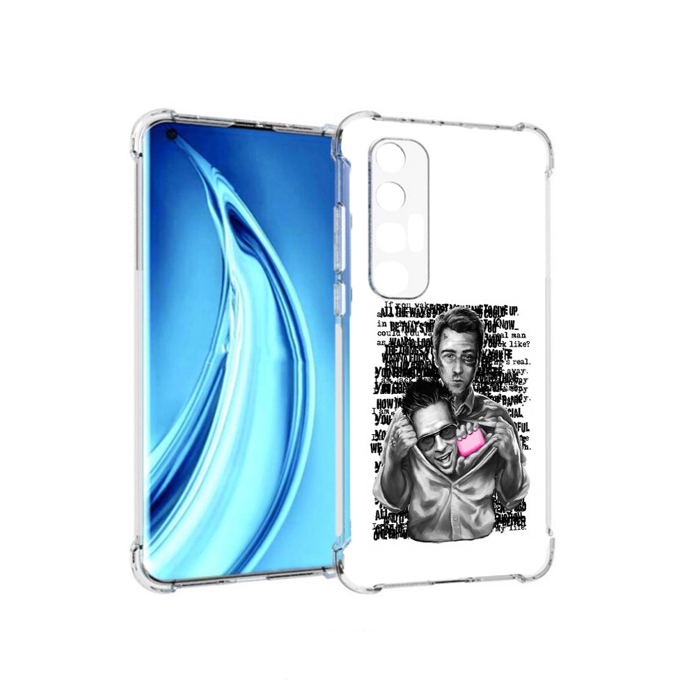

Чехол MyPads Tocco для Xiaomi Mi 10S бойцовский клуб (PT226949.296.242), Прозрачный, Tocco