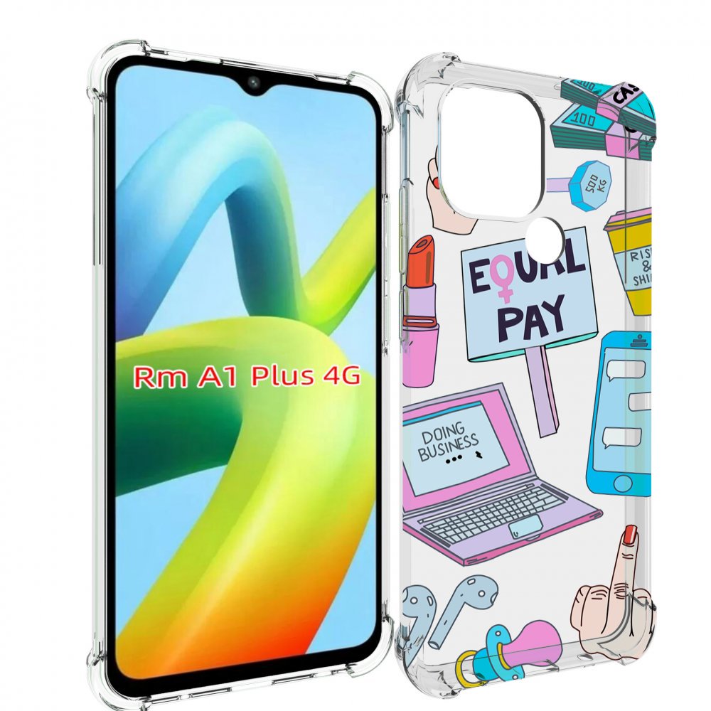 

Чехол MyPads разные-штучки для Xiaomi Redmi A1 Plus +, Прозрачный, Tocco
