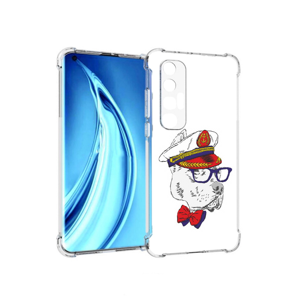 

Чехол MyPads Tocco для Xiaomi Mi 10S бульдог (PT226949.296.251), Прозрачный, Tocco