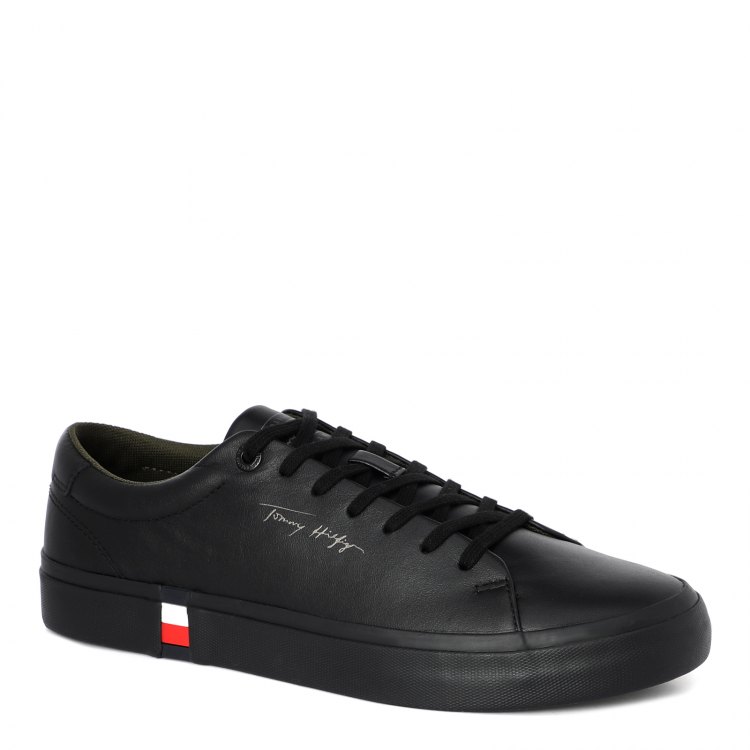 

Кеды мужские Tommy Hilfiger FM0FM03727 черные 40 EU, FM0FM03727