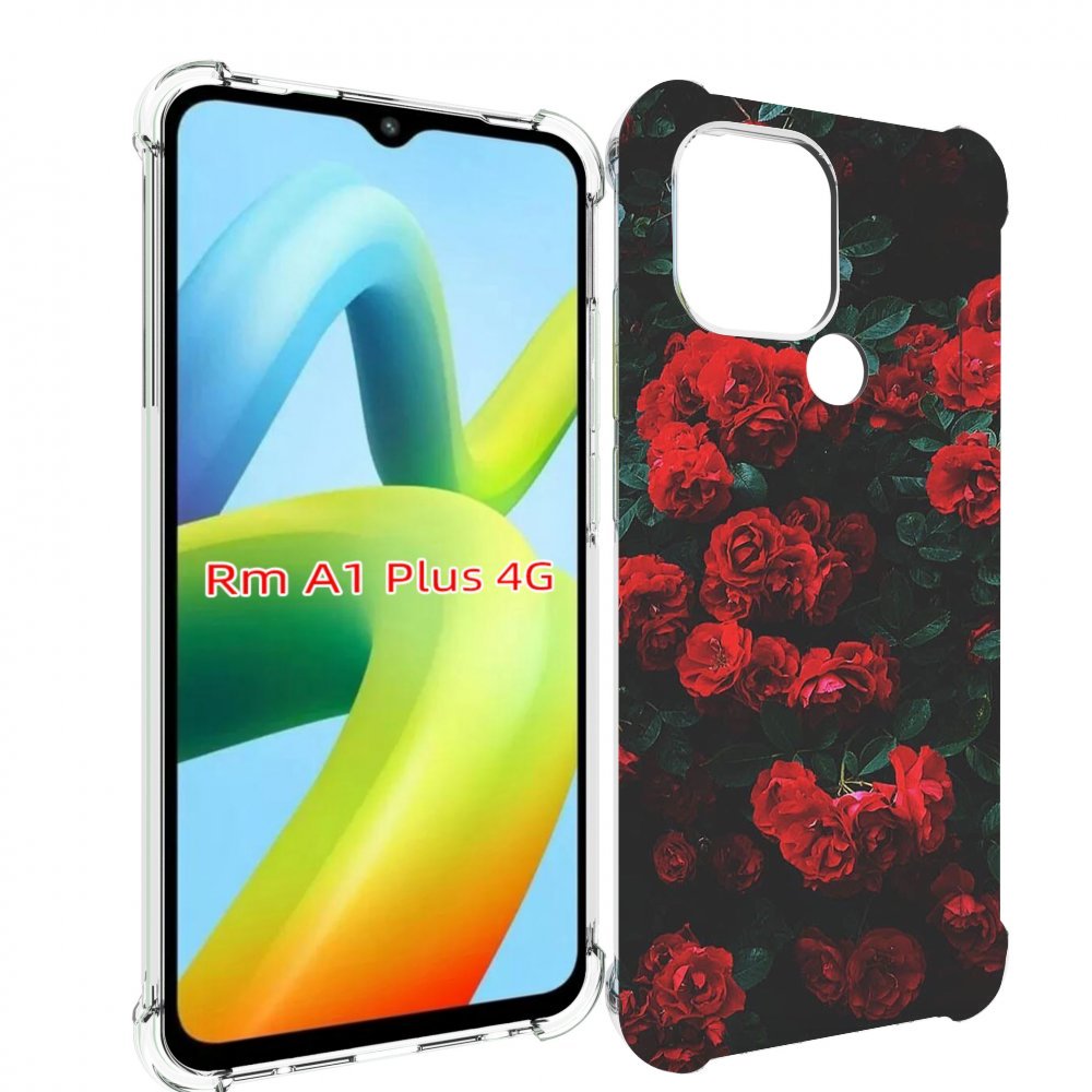 

Чехол MyPads розы-в-листьях для Xiaomi Redmi A1 Plus +, Прозрачный, Tocco