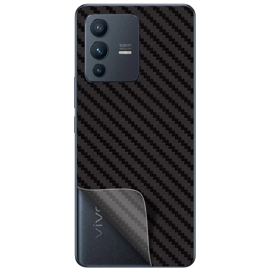 

Пленка защитная гидрогелевая Krutoff для Vivo S12 задняя сторона (карбон черный)