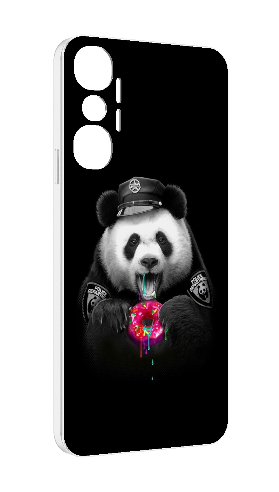 

Чехол MyPads Панда-с-пончиком для Infinix Hot 20 4G, Прозрачный, Tocco