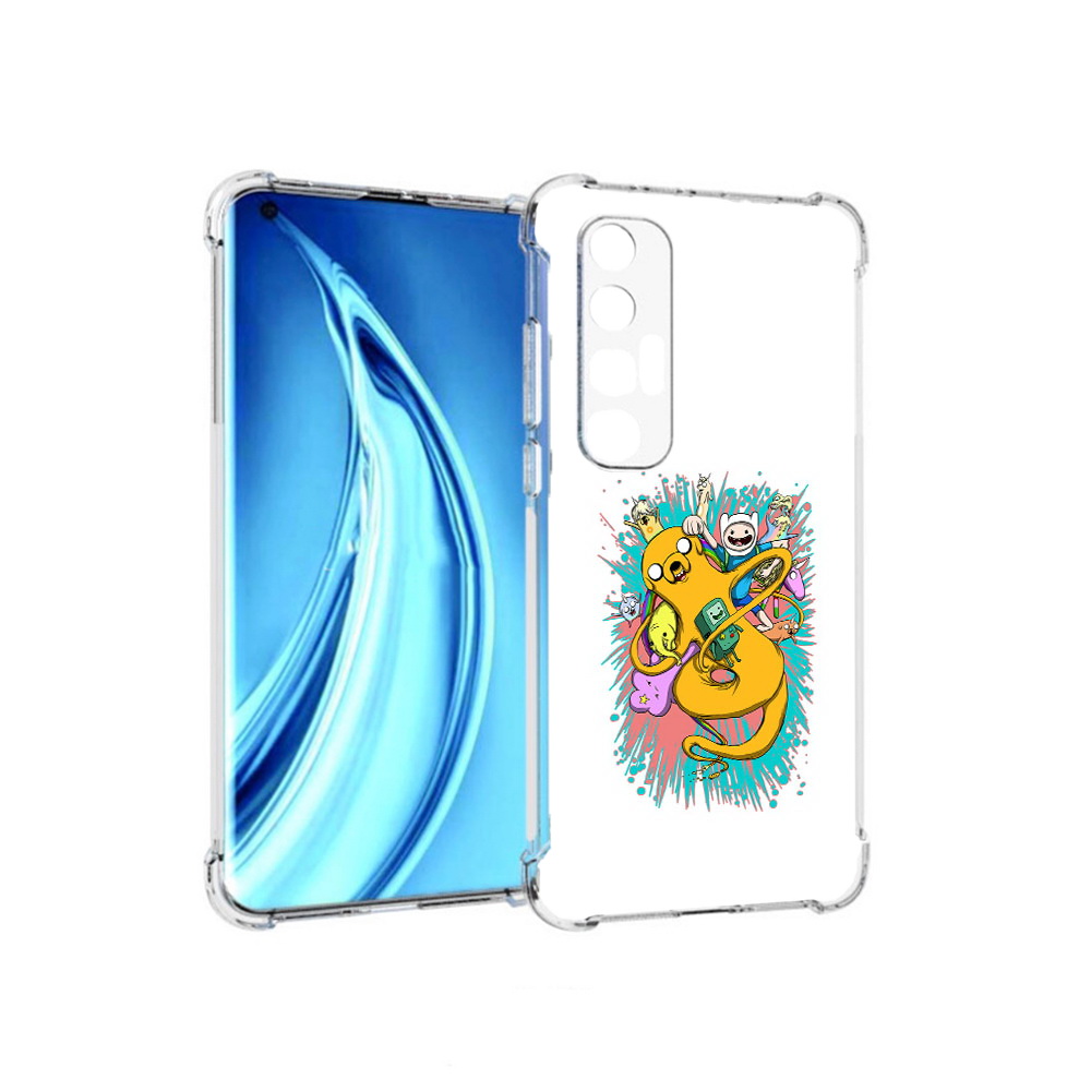 

Чехол MyPads Tocco для Xiaomi Mi 10S время приключений рисунок (PT226949.296.276), Прозрачный, Tocco