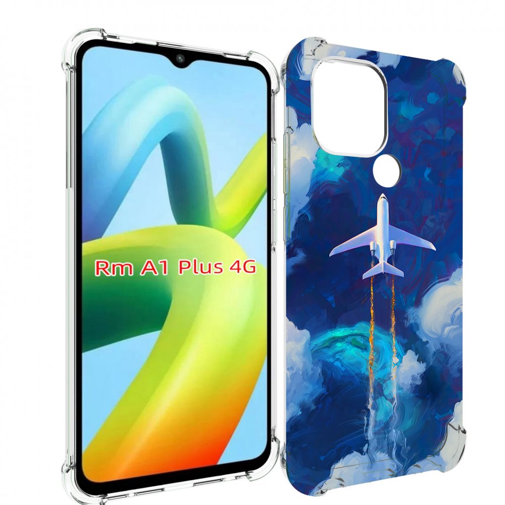 

Чехол MyPads самолет-в-небе-рисунок для Xiaomi Redmi A1 Plus +, Прозрачный, Tocco
