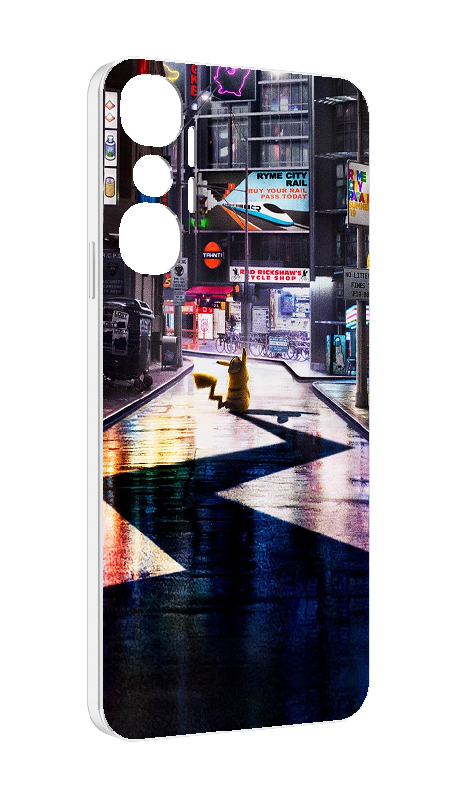 

Чехол MyPads Пикачу-в-городе для Infinix Hot 20 4G, Прозрачный, Tocco