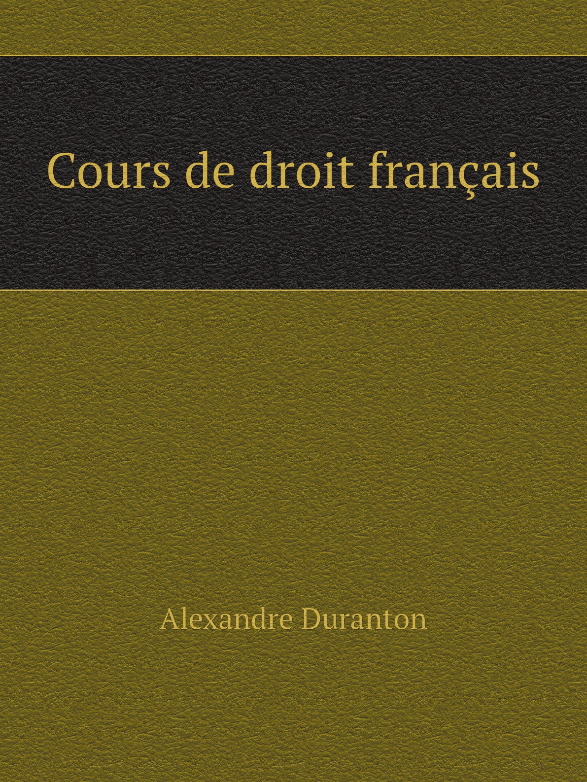 

Cours de droit francais