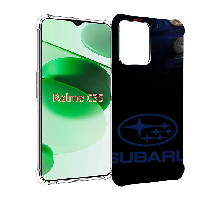 

Чехол MyPads subaru 3 для Realme C35 / Narzo 50A Prime, Прозрачный, Tocco