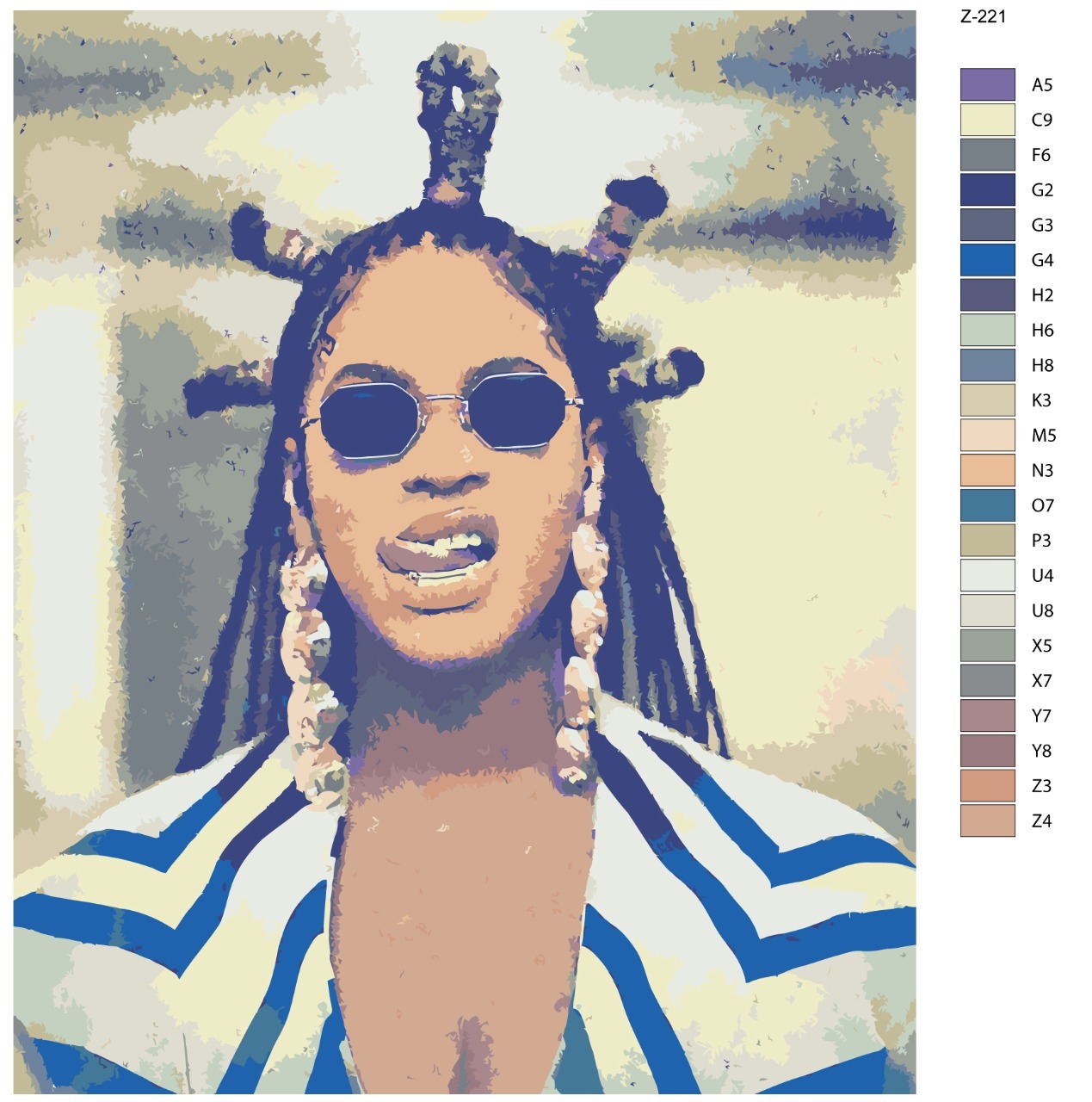 

Картина по номерам BRUSHES-PAINTS Z-221, Beyonce