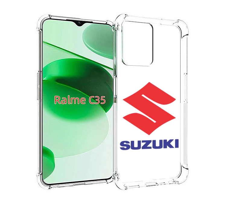 

Чехол MyPads suzuki 3 мужской для Realme C35 / Narzo 50A Prime, Прозрачный, Tocco