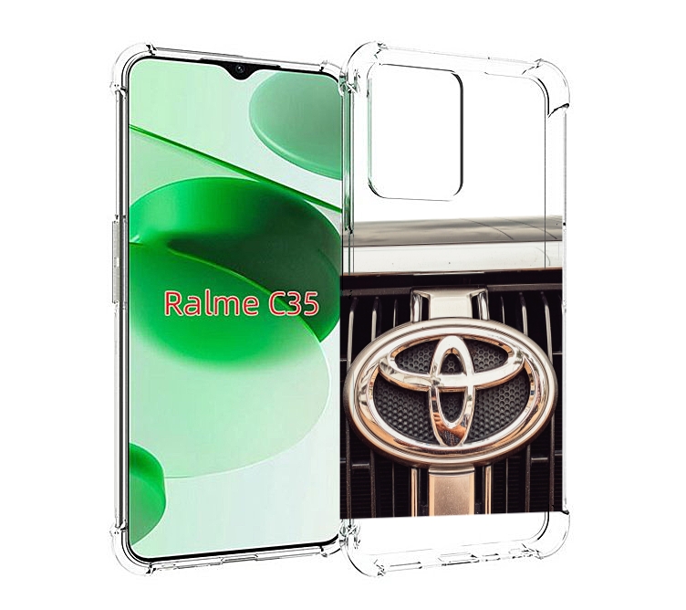 

Чехол MyPads toyota 3 для Realme C35 / Narzo 50A Prime, Прозрачный, Tocco