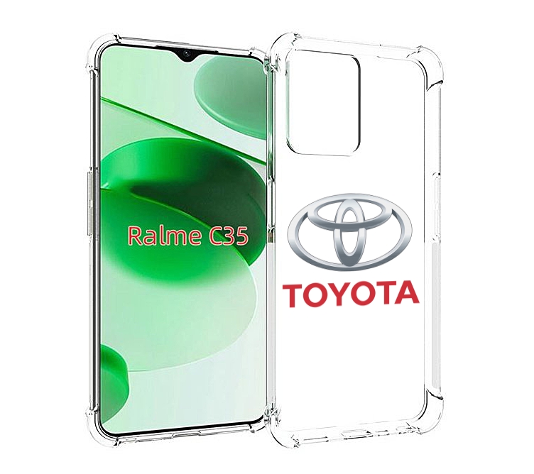 

Чехол MyPads toyota-4 мужской для Realme C35 / Narzo 50A Prime, Прозрачный, Tocco