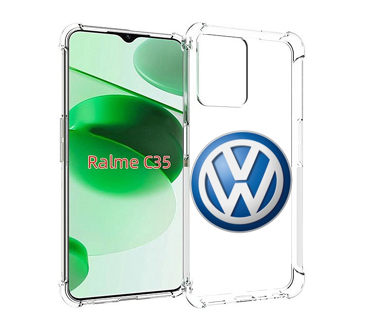

Чехол MyPads volkswagen мужской для Realme C35 / Narzo 50A Prime, Прозрачный, Tocco