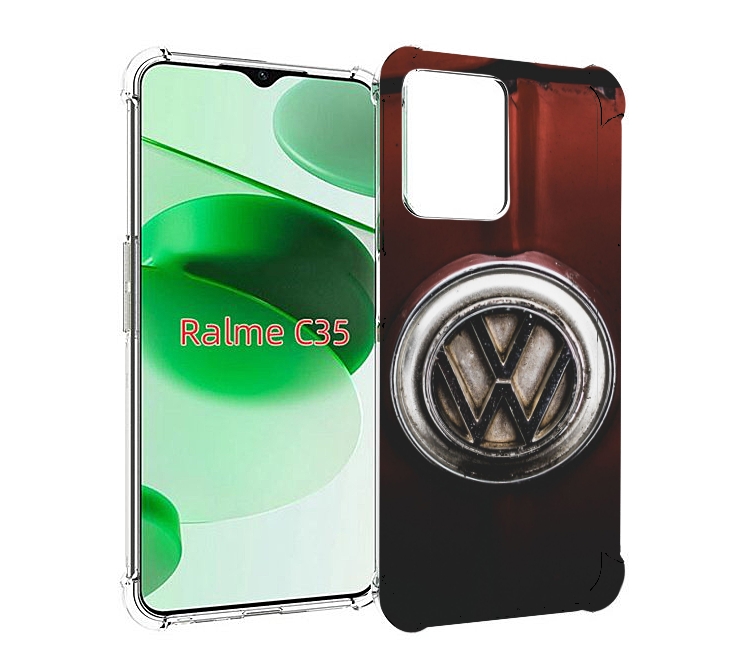 

Чехол MyPads volkswagen 1 мужской для Realme C35 / Narzo 50A Prime, Прозрачный, Tocco