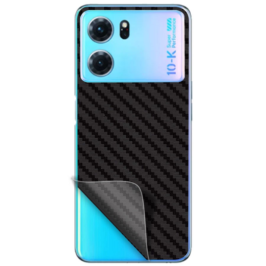 

Пленка защитная гидрогелевая Krutoff для Oppo K10 задняя сторона (карбон черный)