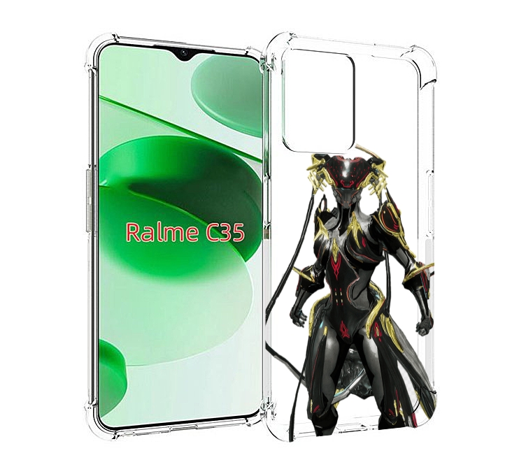 

Чехол MyPads warframe для Realme C35 / Narzo 50A Prime, Прозрачный, Tocco